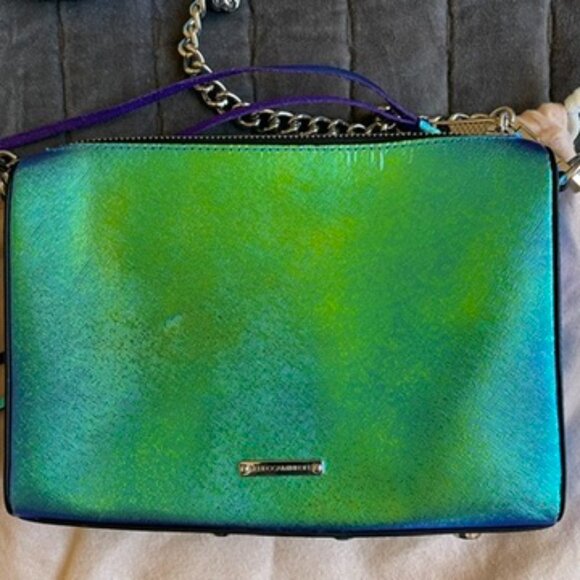 Rebecca Minkoff holographic/iridescent Avery purse - Picture 10 of 12